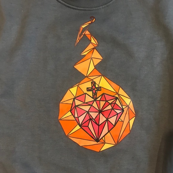 NOVUS sweatshirt with geometric print - Picture 3 of 5